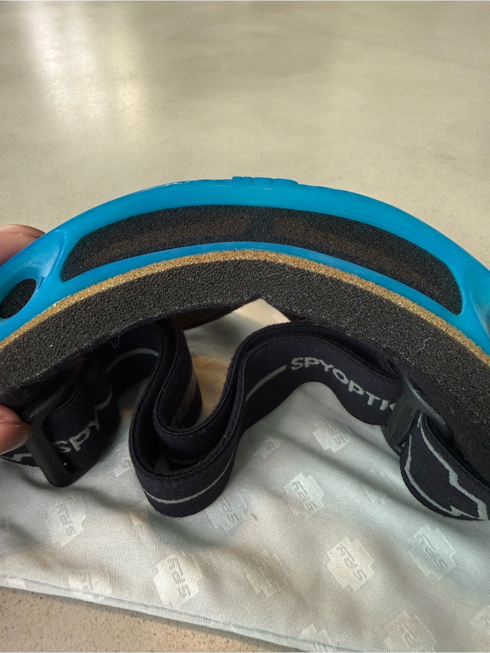 Vintage Spy Snow Goggles - Blue/White - Picture 5 of 7